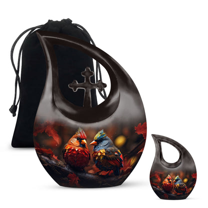 Cardinal Bird memorial Urn