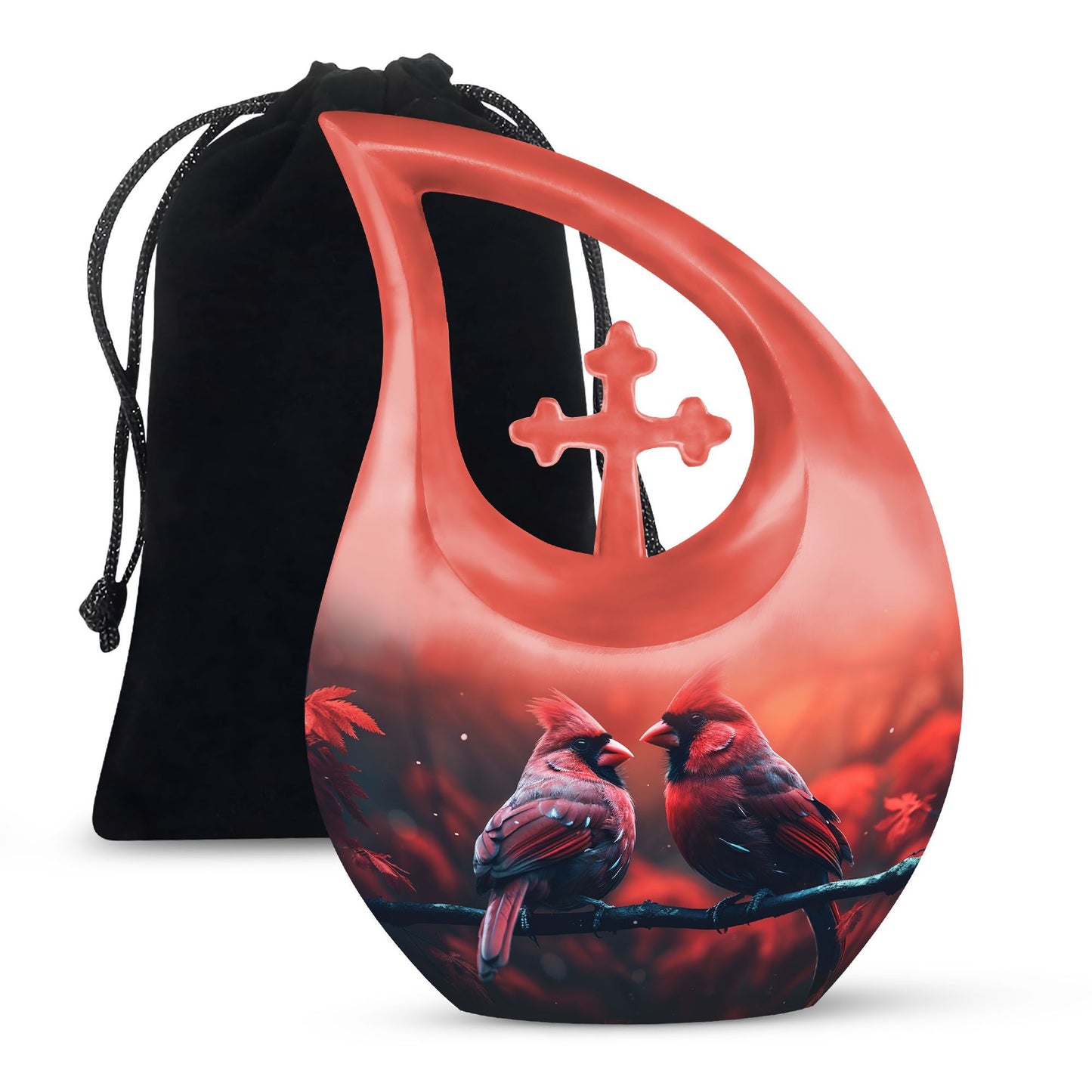 Cardinal Bird Themed Cremation Urn