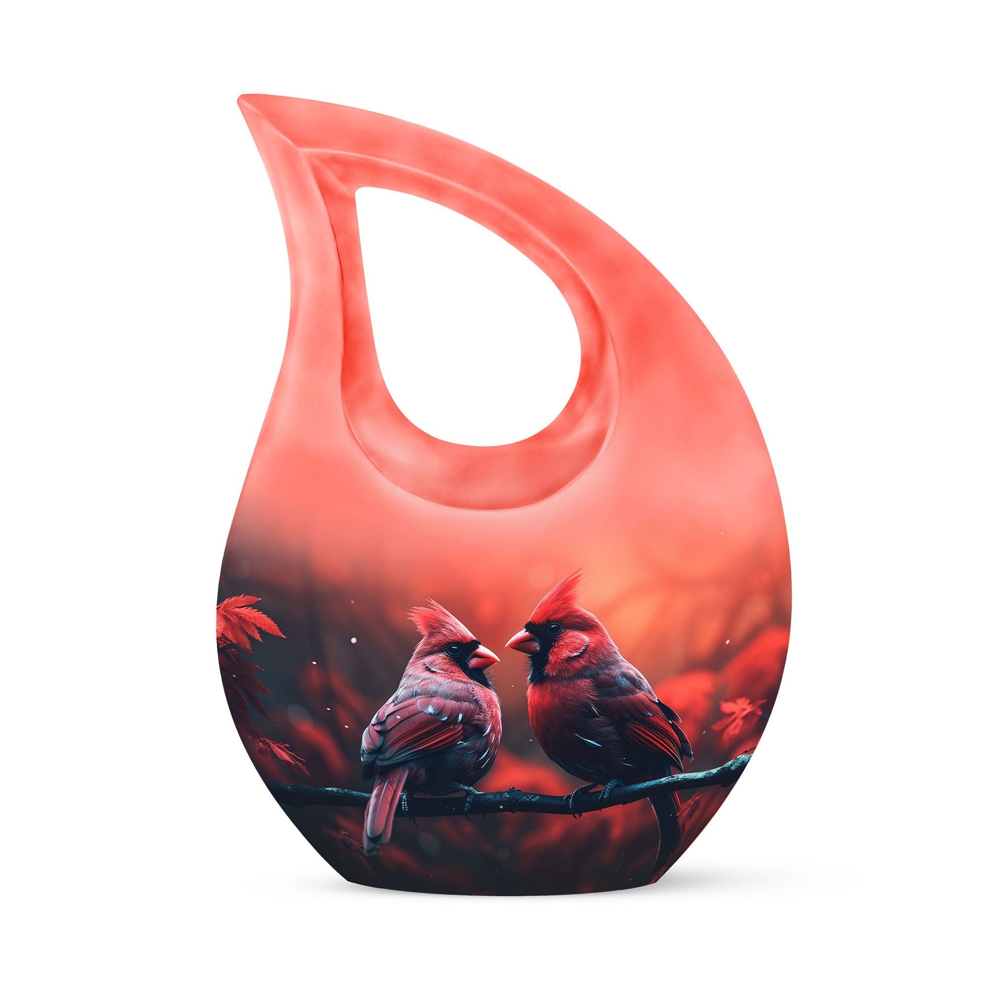 Cardinal Bird Themed Cremation Urn