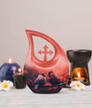 Cardinal Bird Themed Cremation Urn