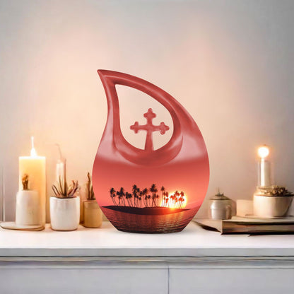 10 inch Glowing Galaxy Urn,