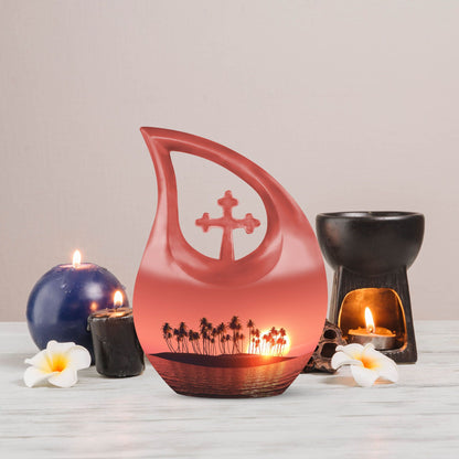 10 inch Glowing Galaxy Urn,