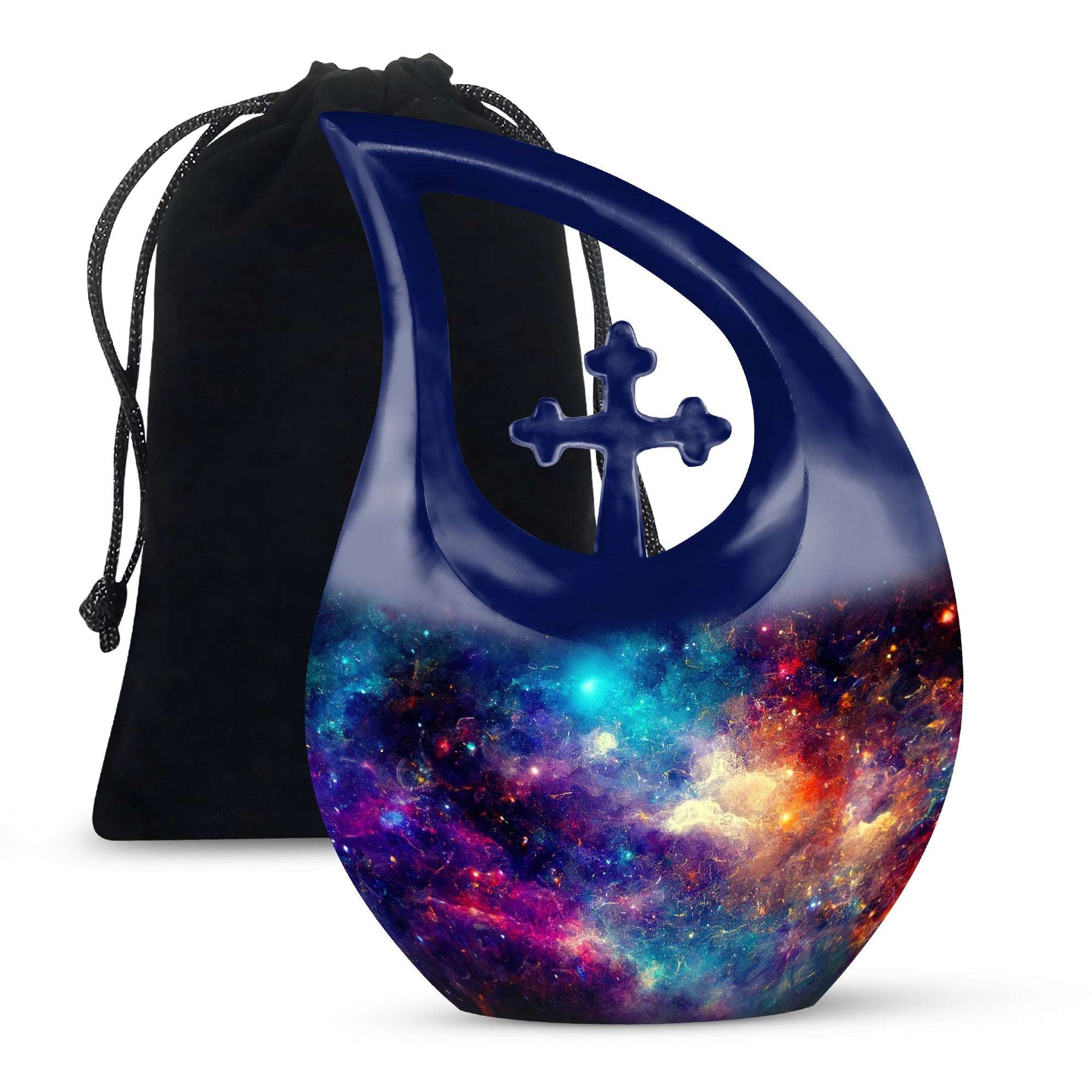 Galaxy Cremation Urn for Ashes – Cosmic Memorial Keepsake Urns For Women