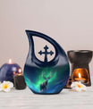 Aurora 10-inch Cross Drop urn