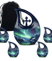 Aurora Cross Drop design human cremation urn