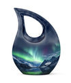 Aurora Cross Drop design human cremation urn