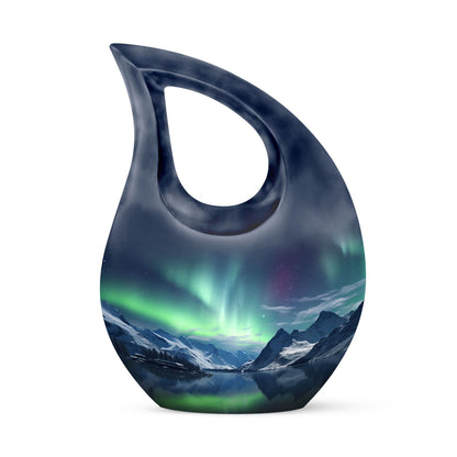 Aurora Cross Drop design human cremation urn