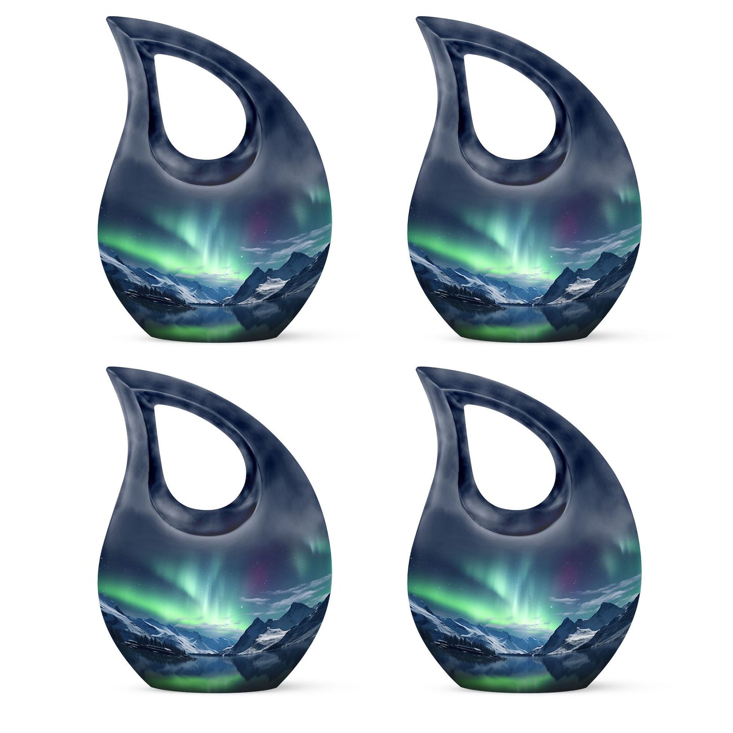 Aurora Cross Drop design human cremation urn