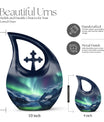 Aurora Cross Drop design human cremation urn