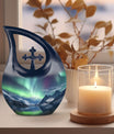 Aurora Cross Drop design human cremation urn