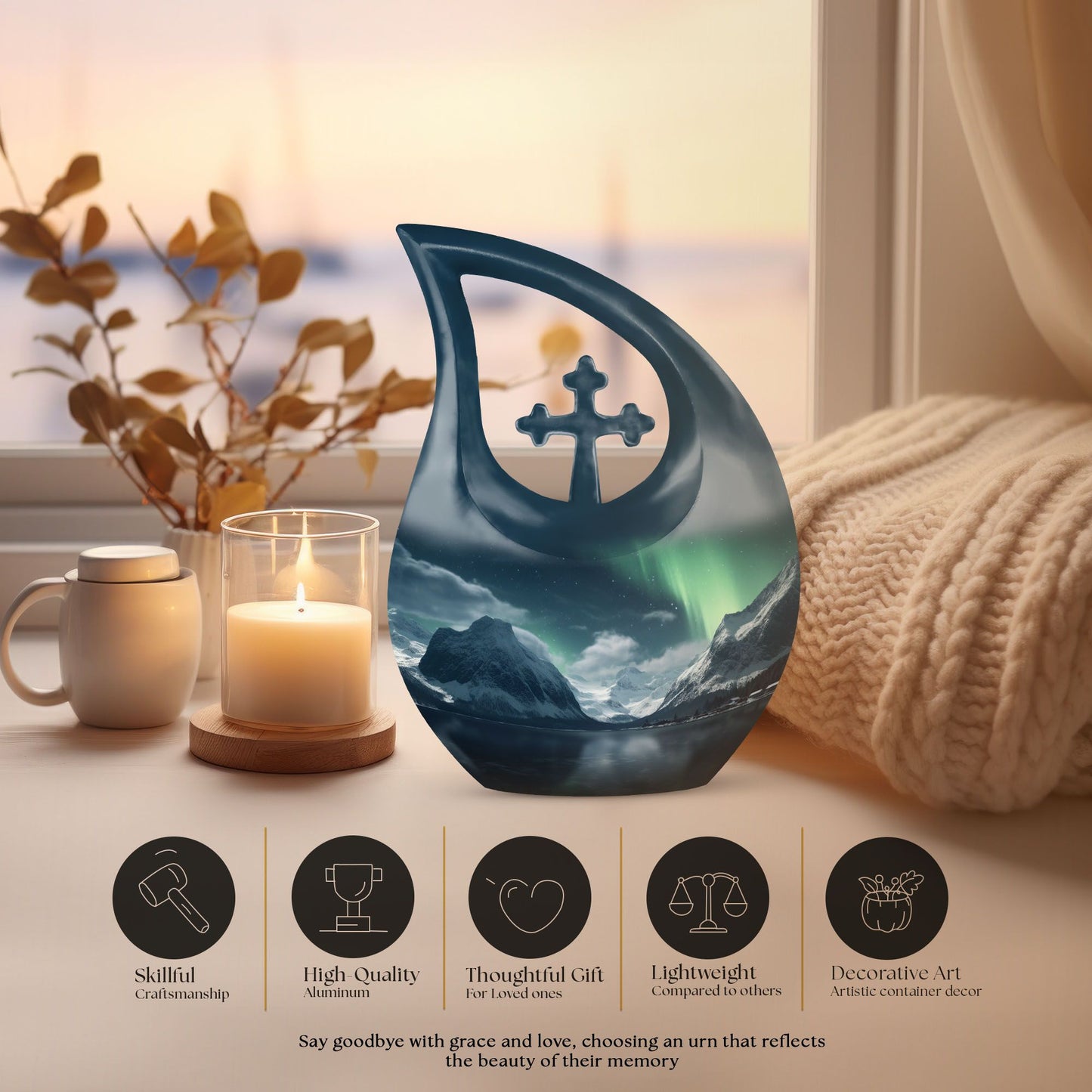 10-inch Aurora Urn 