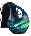 10 Inch Aurora Northern Lights Urn