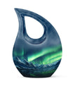 10 Inch Aurora Northern Lights Urn