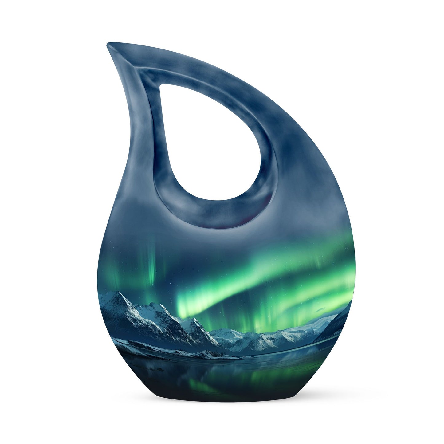 10 Inch Aurora Northern Lights Urn