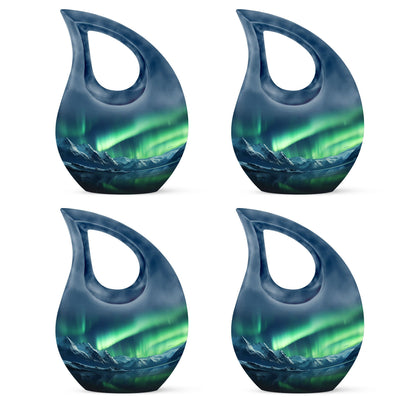 10 Inch Aurora Northern Lights Urn