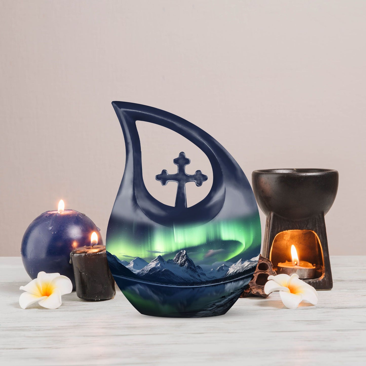 Aurora Urn: Affordable 10-inch Aluminium Large Urn 