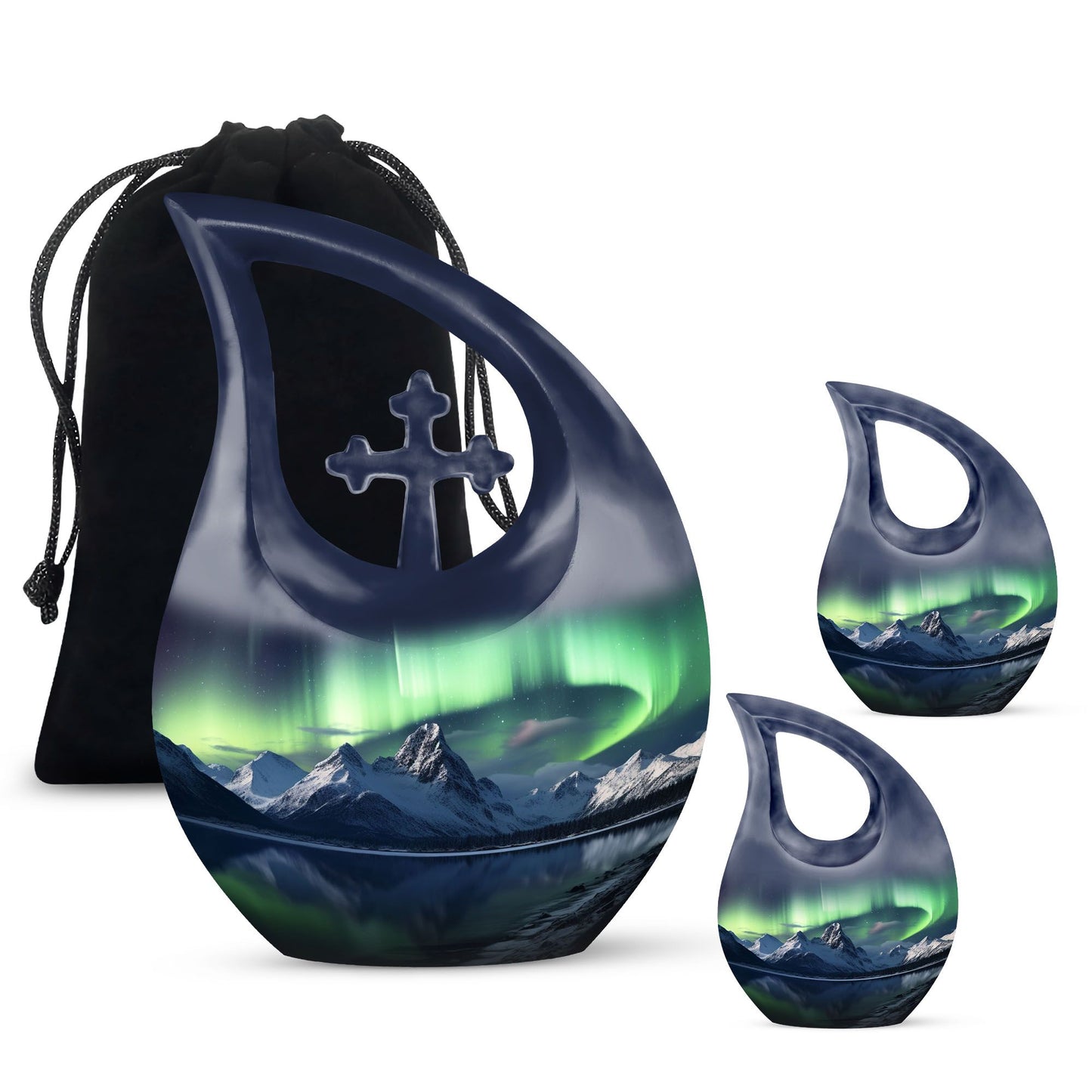 Aurora Urn: Affordable 10-inch Aluminium Large Urn 