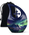 Aurora Urn, 10-inch Northern Lights Urn