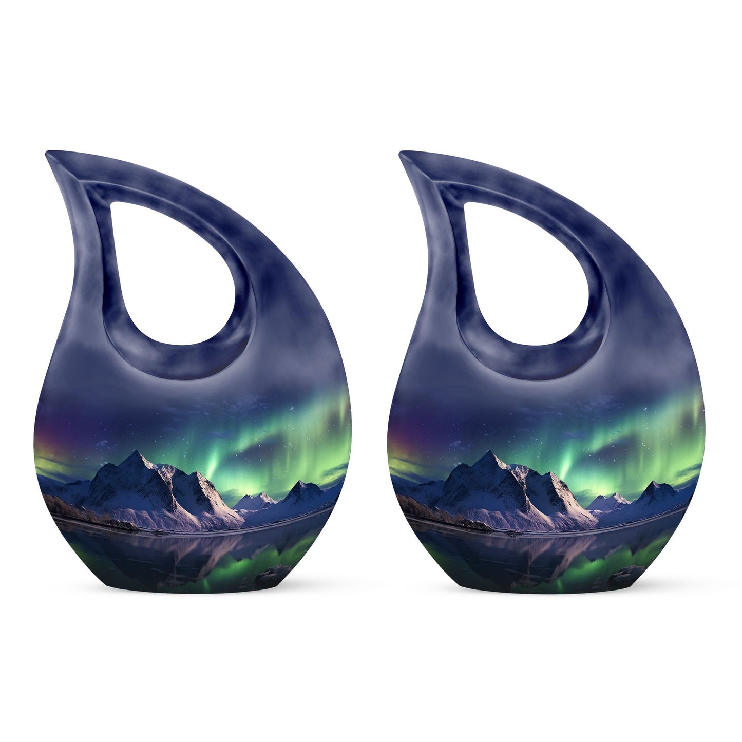 Aurora Urn, 10-inch Northern Lights Urn