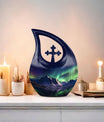 Aurora Urn, 10-inch Northern Lights Urn