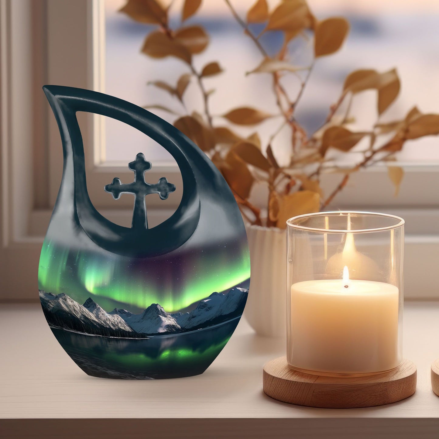 10 Inch Aurora Urn, 
