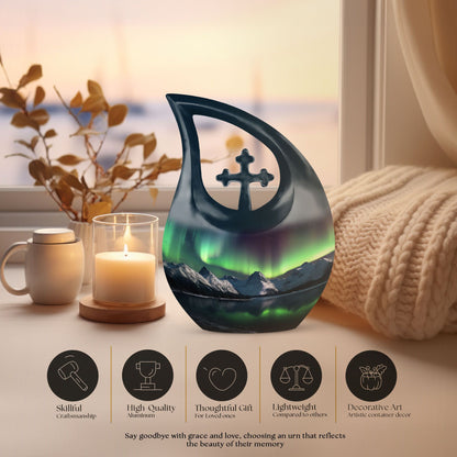 10 Inch Aurora Urn, 