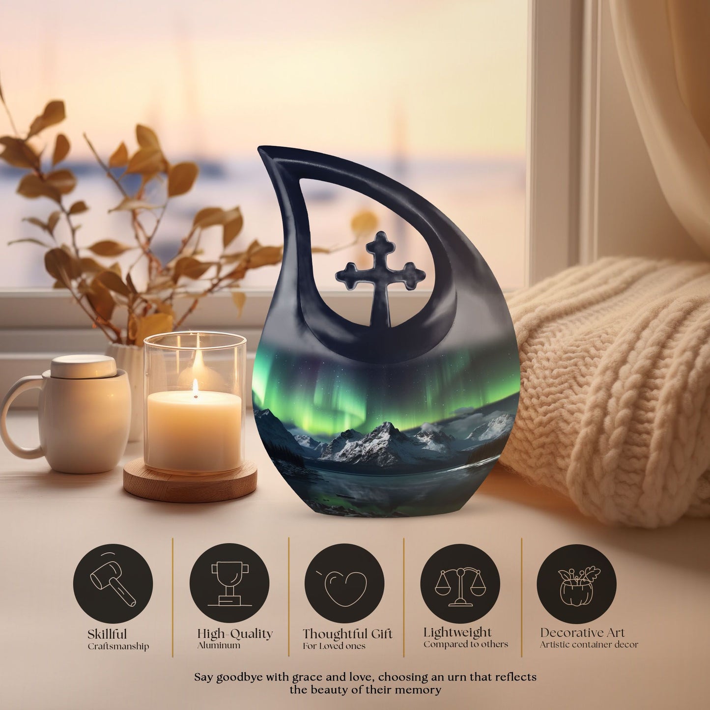 10-inch Aurora Urn