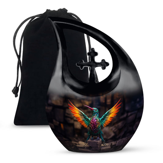 10-inch Humming Bird Urn, 