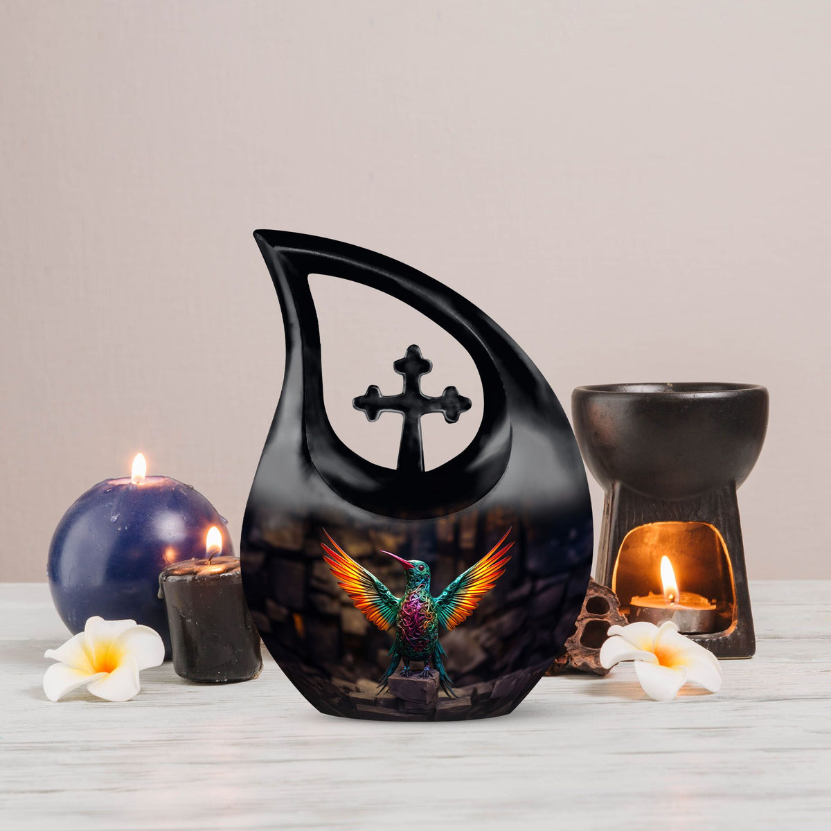 10-inch Humming Bird Urn, 