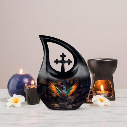 10-inch Humming Bird Urn, 