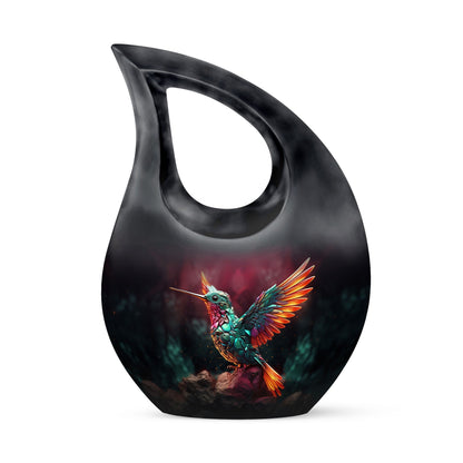 Cardinal Bird Cross Drop large urn 