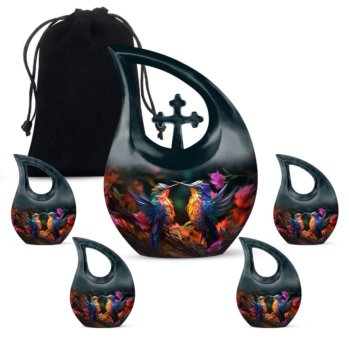 Cardinal Bird themed Extra Large Companion Urn