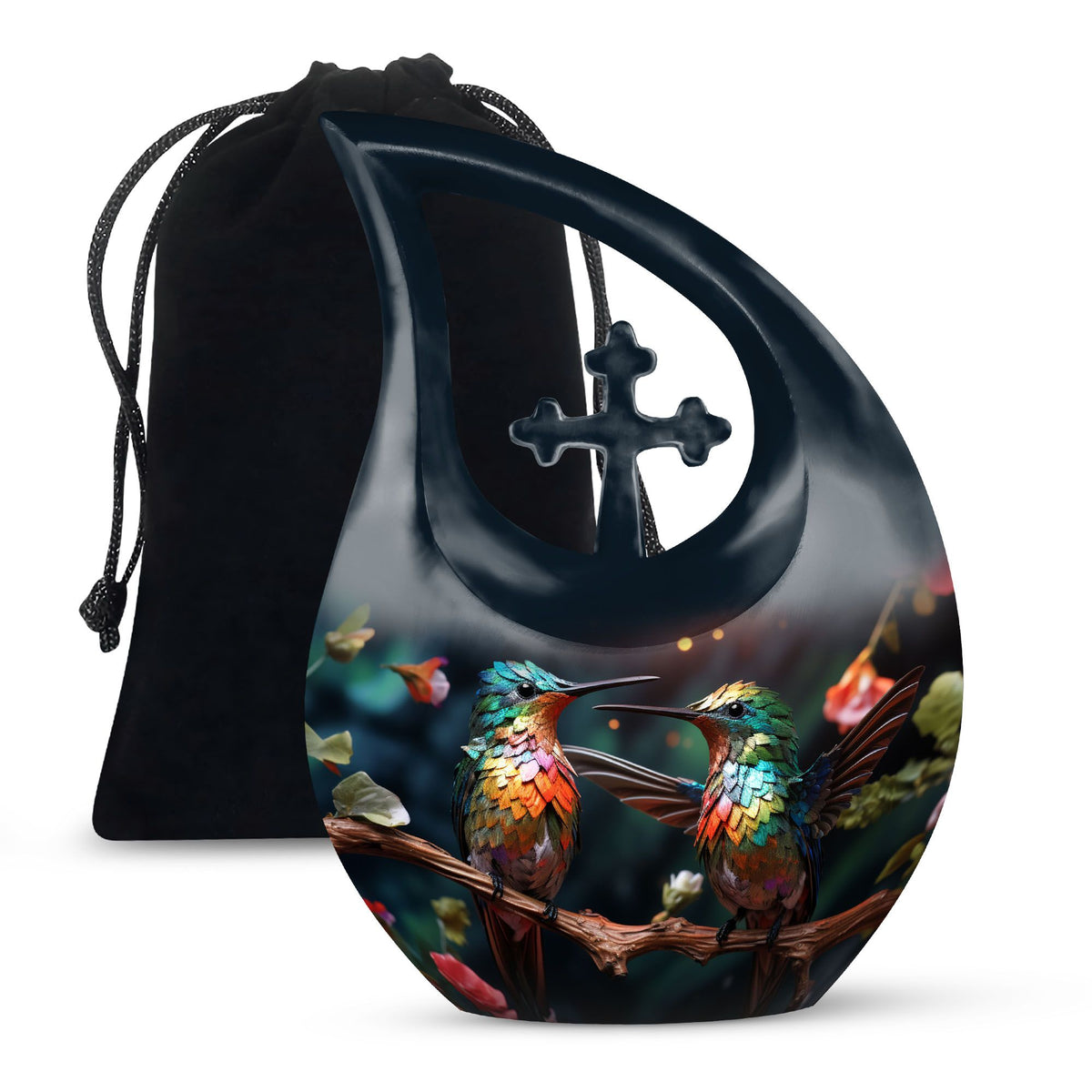 10-inch Midnight Mirage large urn 