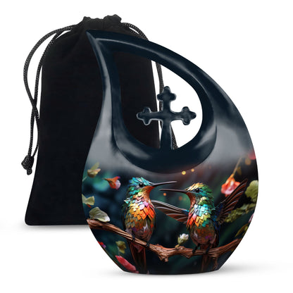 10-inch Midnight Mirage large urn 