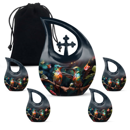 10-inch Midnight Mirage large urn 