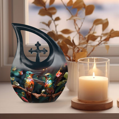 10-inch Midnight Mirage large urn 