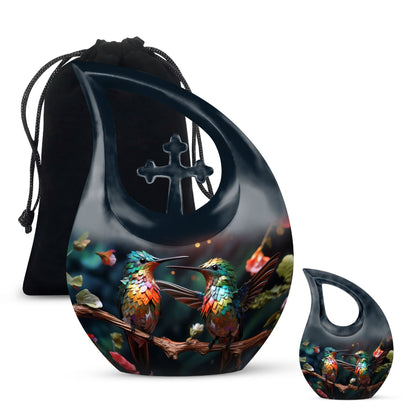 10-inch Midnight Mirage large urn 