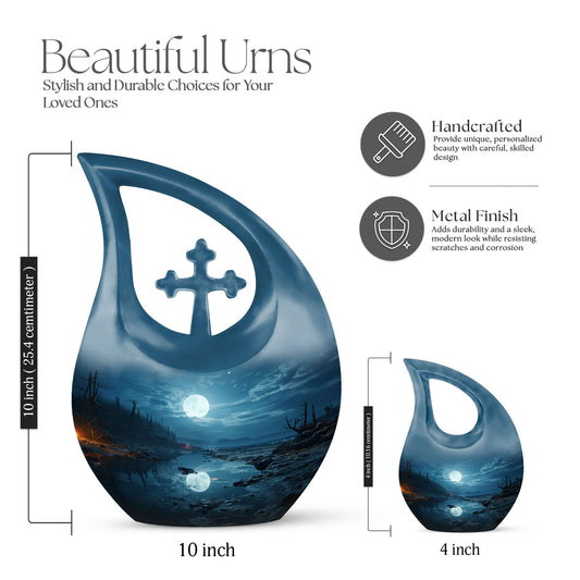 10-inch Aluminium Flower Urn, 