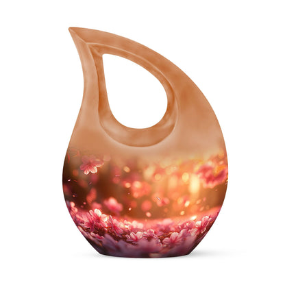 10 inch Sakura's Springtime Sonata memorial urn 