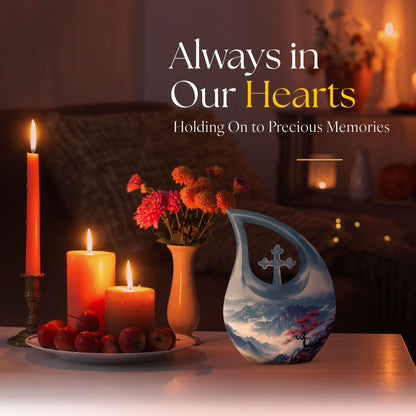 10-inch custom engraved 'A Pathway To Urn' 