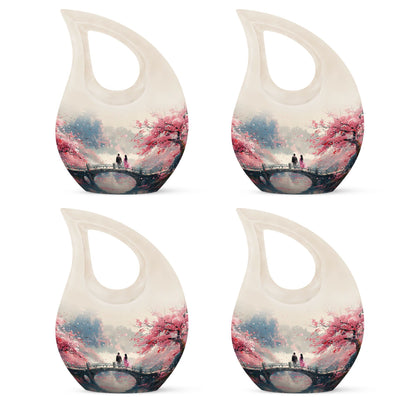 10-inch Memorial 'A Moment Under' Cross Drop Urn, 