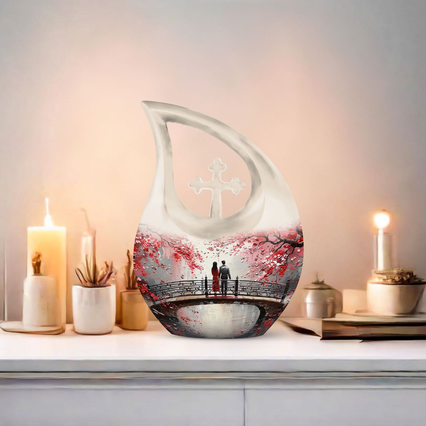 10-inch Blossoming Mists Urn 