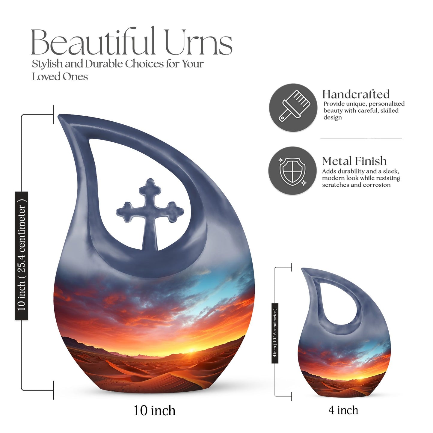 10-inch The Fiery Silence Urn, 