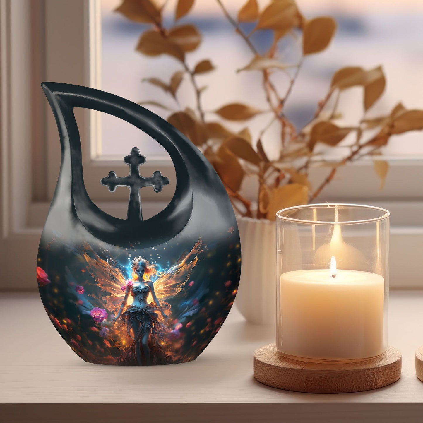 10-inch Reflections on a Urn 