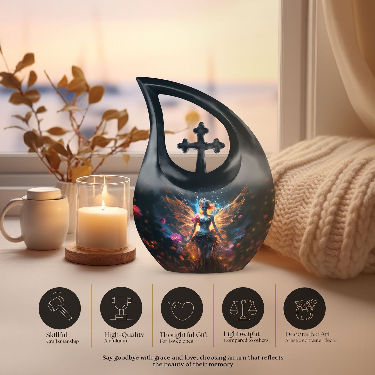 10-inch Reflections on a Urn 