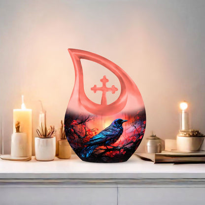 10 inch The Luminous Flight memorial urn