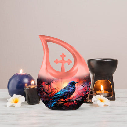 10 inch The Luminous Flight memorial urn
