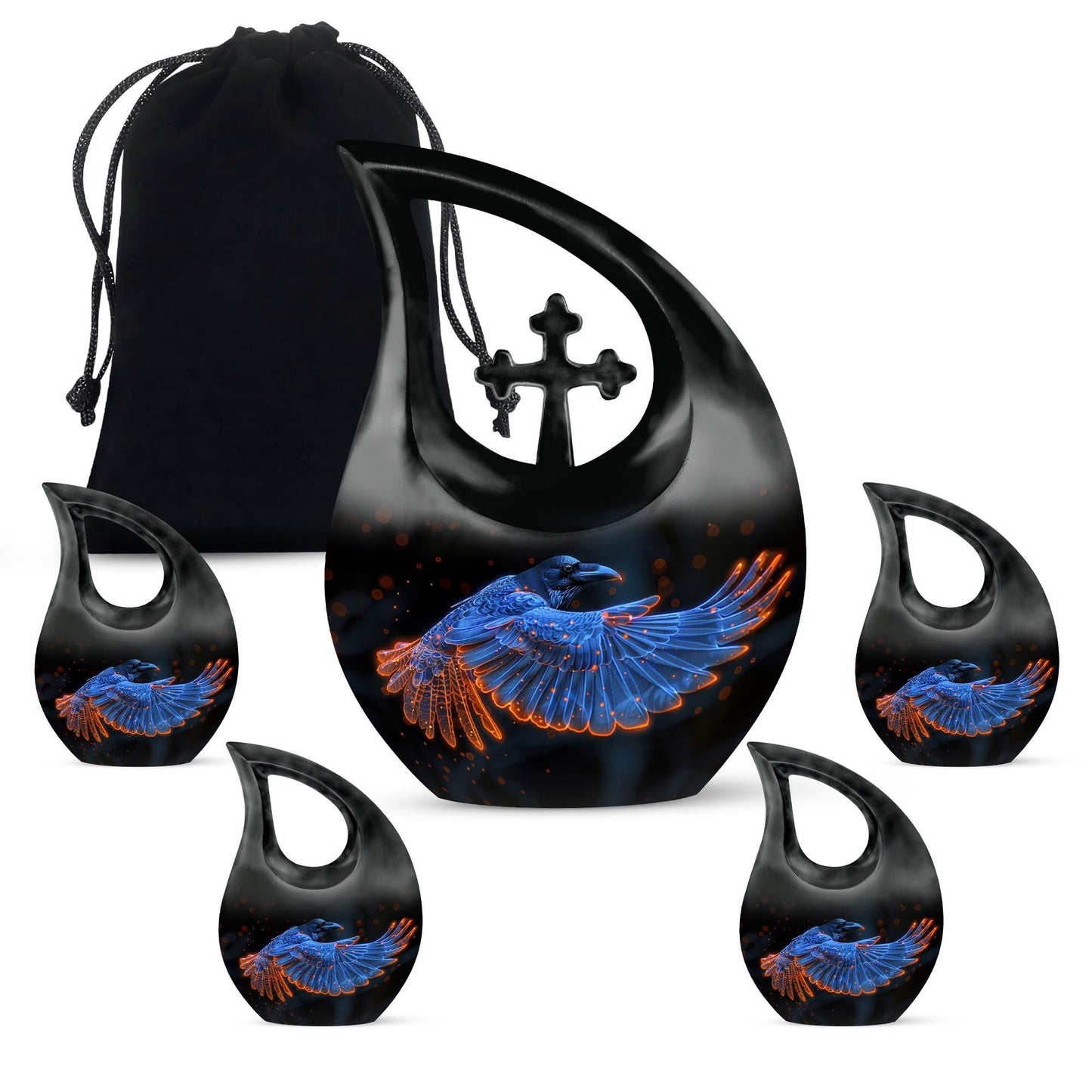 10 inch aluminium The Raven's Mystical Urn 