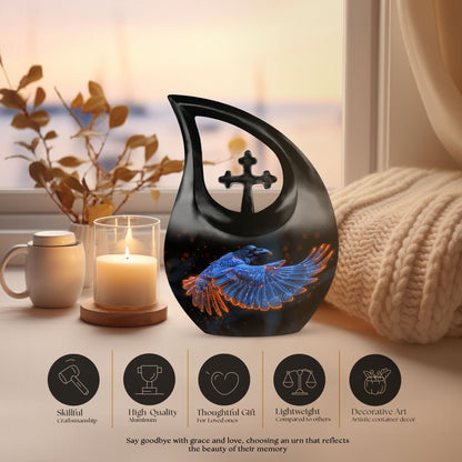 10 inch aluminium The Raven's Mystical Urn 