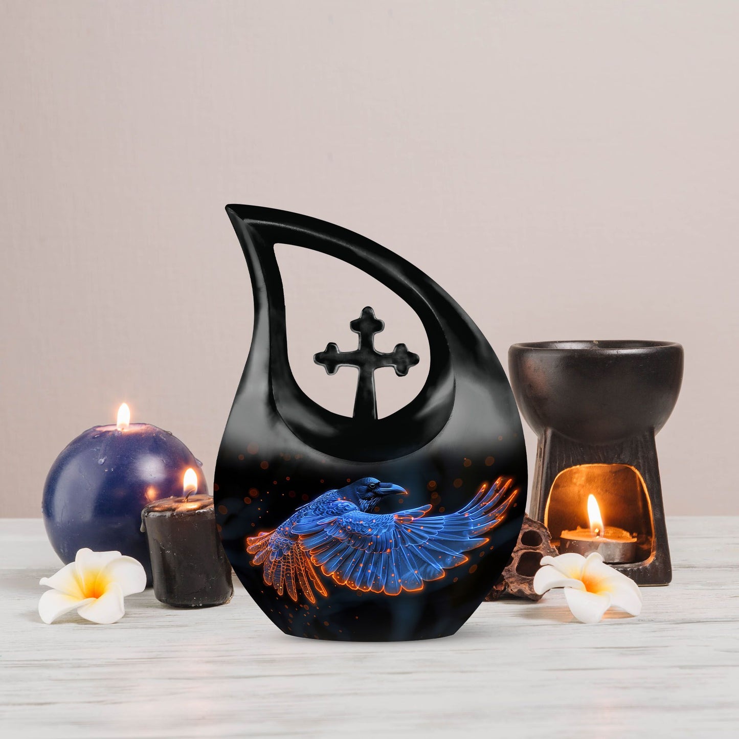 10 inch aluminium The Raven's Mystical Urn 